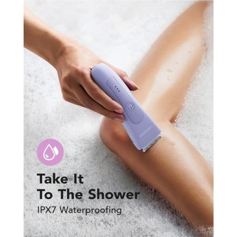 LADYSPOT Electric Bikini Trimmer for Women - Waterproof, Rechargeable, Hypoallergenic Ceramic Blades, Precise & Safe, Portable for Arms & Legs, 90-Minute Battery Life