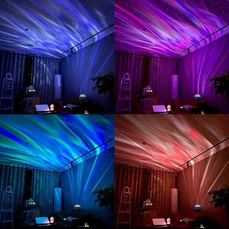 Northern Lights Starry Sky Projector LED Night Light with Remote Control USB a Variety of Styles for Home Bedroom Party Decor
