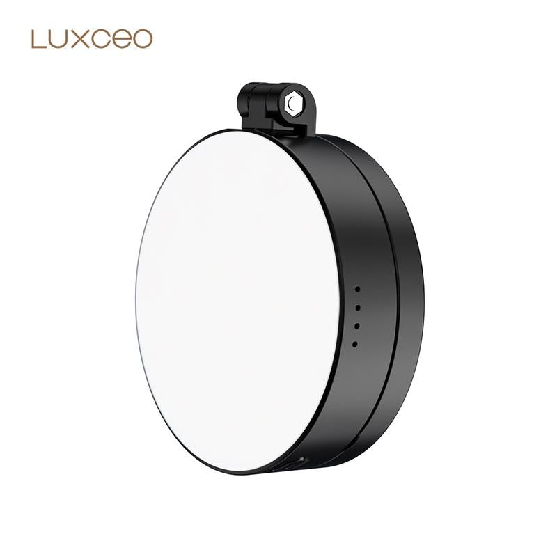3-In-1 Magnetic Beauty Selfie Light for Phones – 360° LED Ring Light with Magsafe, Mirror and Phone Stand – Portable Rechargeable Fill Light for Makeup, Live Streaming, Video Calls, Compatible with Iphone 17